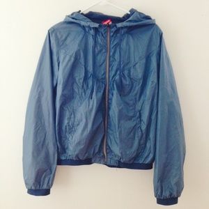 H&M Blue Grey Hooded Jacket